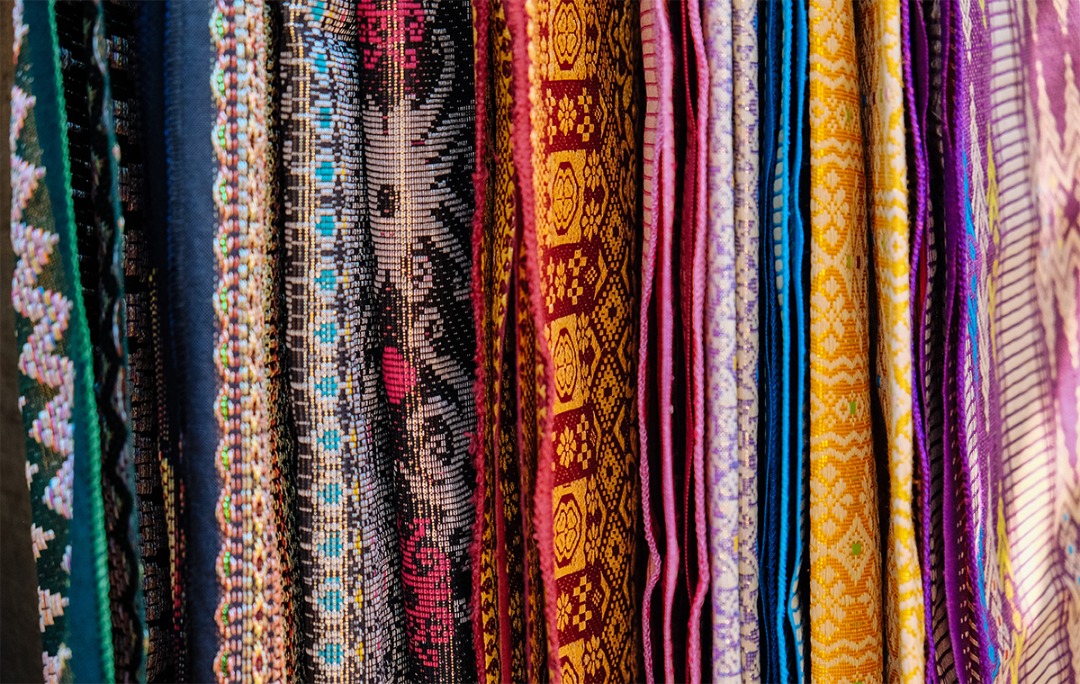  متجر بيع قماش الکتان الهندی لملابس الصيفية 